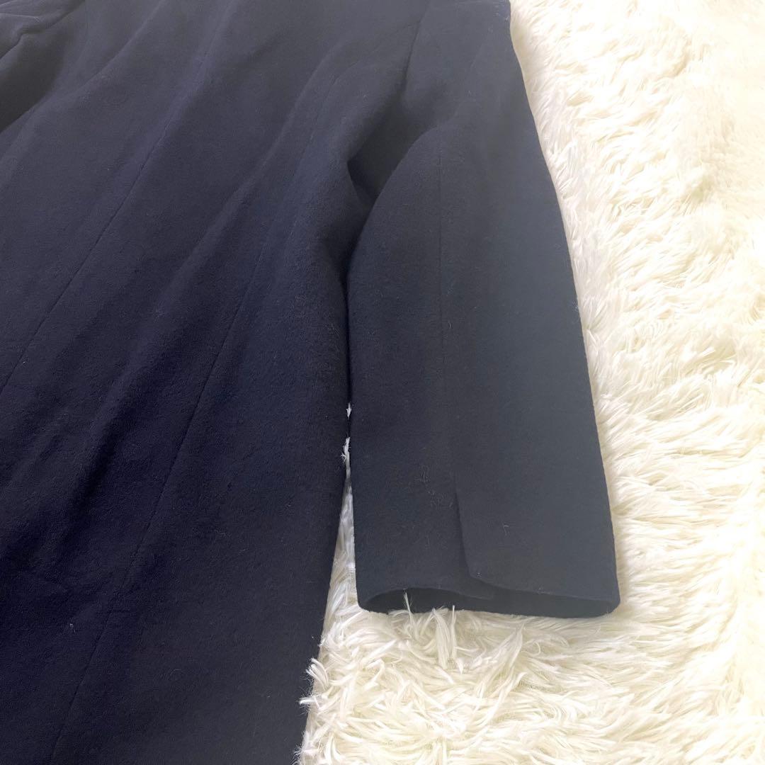 新品*Reflectリフレクト　ニュアンスネックアンゴラ羊毛コート　尾州産日本製