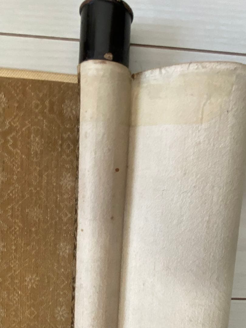 日本画、掛軸、落款肉筆紙本、浦上春琴作品、菊　雀図古美術、美術品、アンティーク、