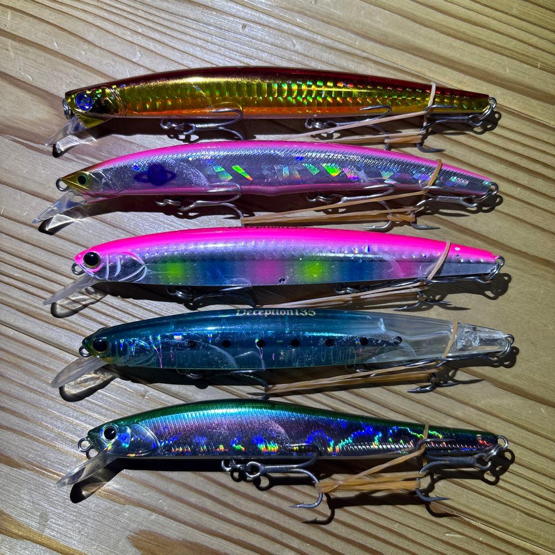 ジャーキングミノーセット　ブローウィン140s、アークローバー140s他