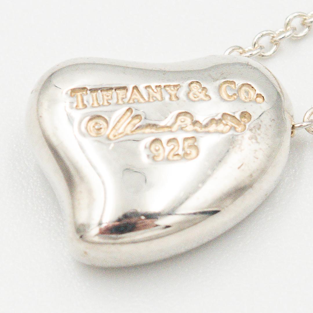 ティファニー フルハート ネックレス シルバー 42.2cm ポーチ付き