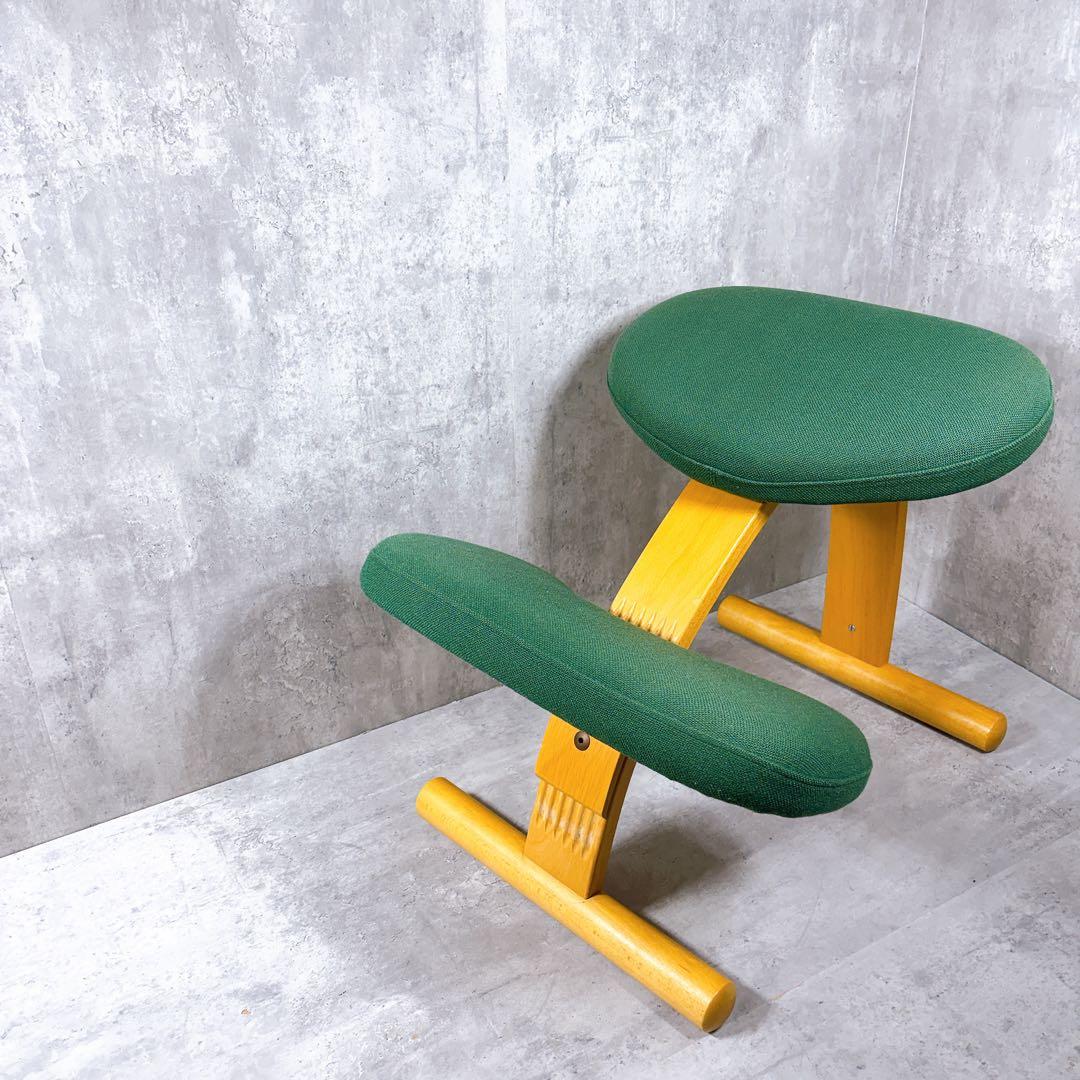 Rybo バランスイージー サカモトハウス 姿勢矯正チェア 学習椅子 グリーン