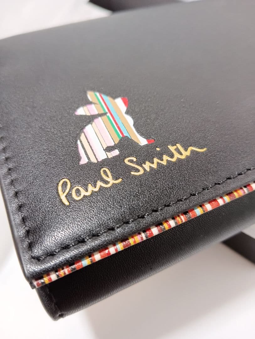 Paul Smith ポールスミス レザー 二つ折 長財布 ウォレット　ラビット