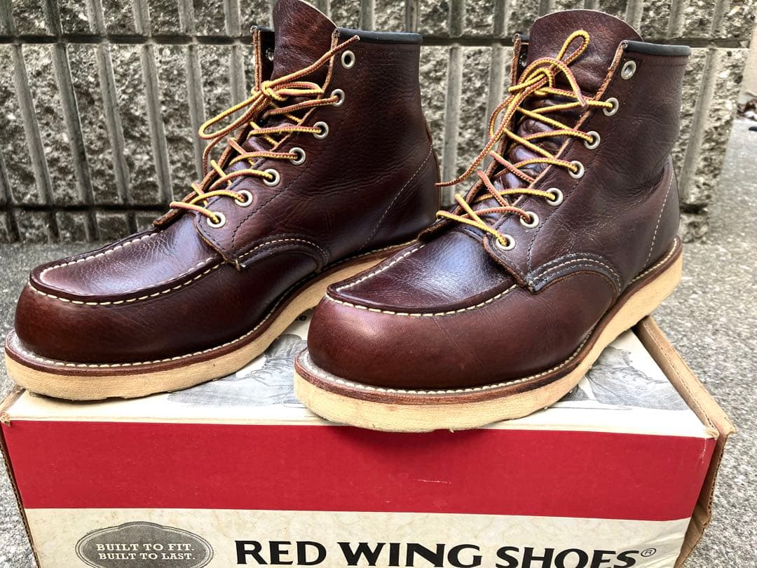 RED WING 8138 MOC TOE／27.5cm ／D.BROWN