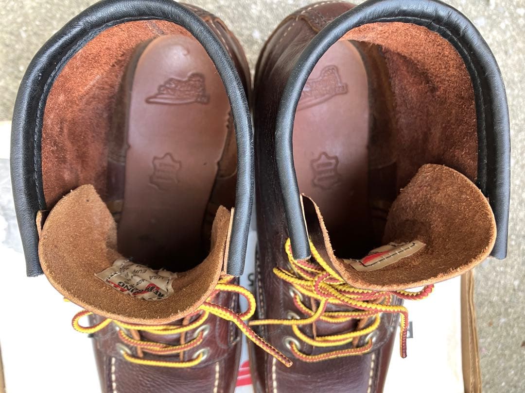 RED WING 8138 MOC TOE／27.5cm ／D.BROWN