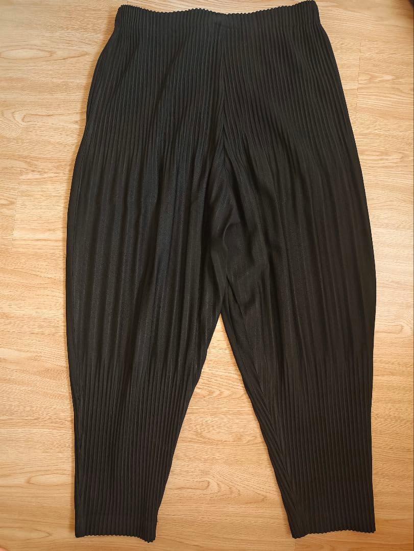 美品 HOMME PLISSE ISSEY MIYAKE 消しプリーツパンツ3