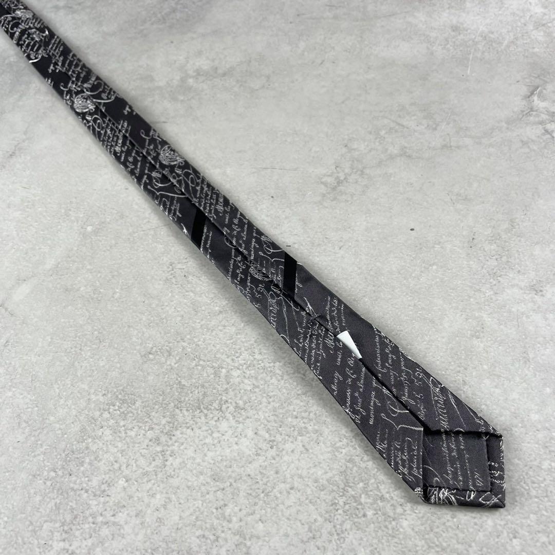 極美品✨ BERLUTI ベルルッティ カリグラフィ ネクタイ グレー