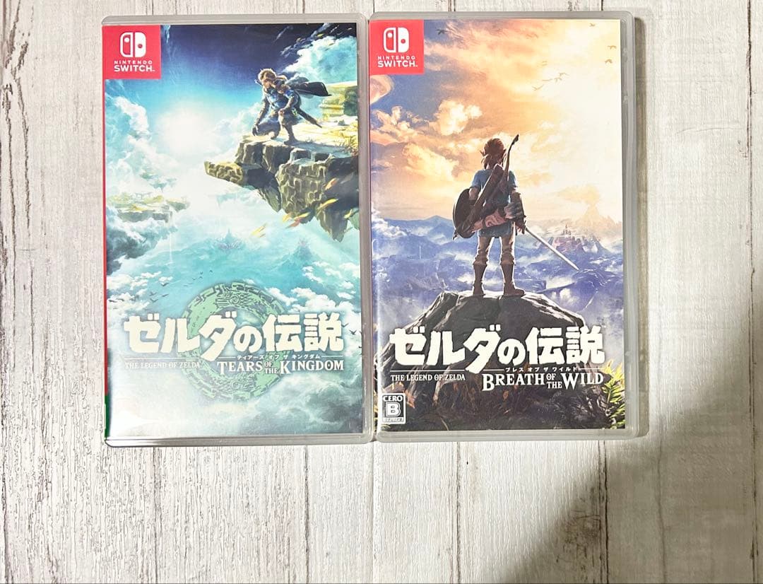 ゼルダの伝説 パッケージソフト セット売り Switch ブレワイ ティアキン
