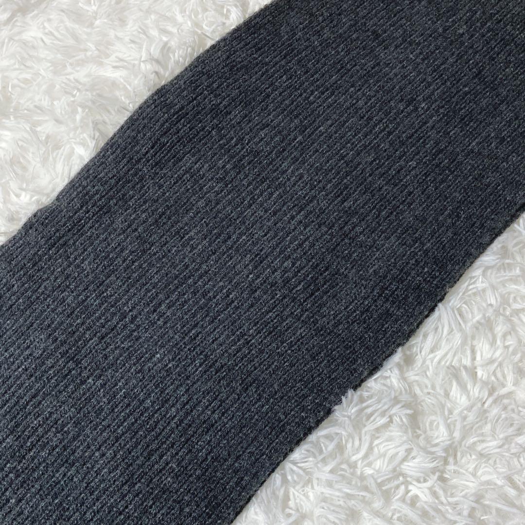 近年モデル⭐️ジョンストンズオブエルガン　リブ　マフラー　ウール　カシミヤ　美品