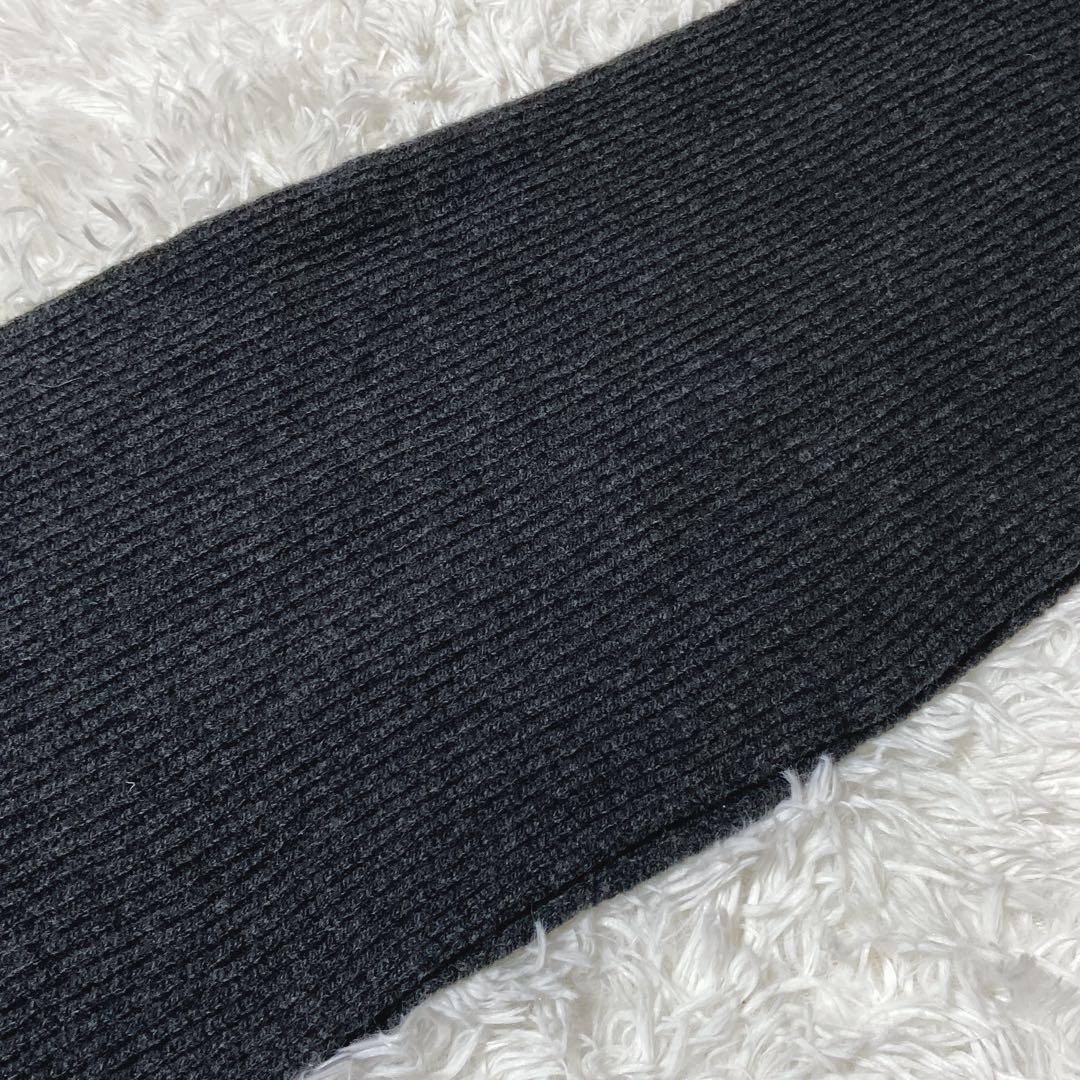 近年モデル⭐️ジョンストンズオブエルガン　リブ　マフラー　ウール　カシミヤ　美品