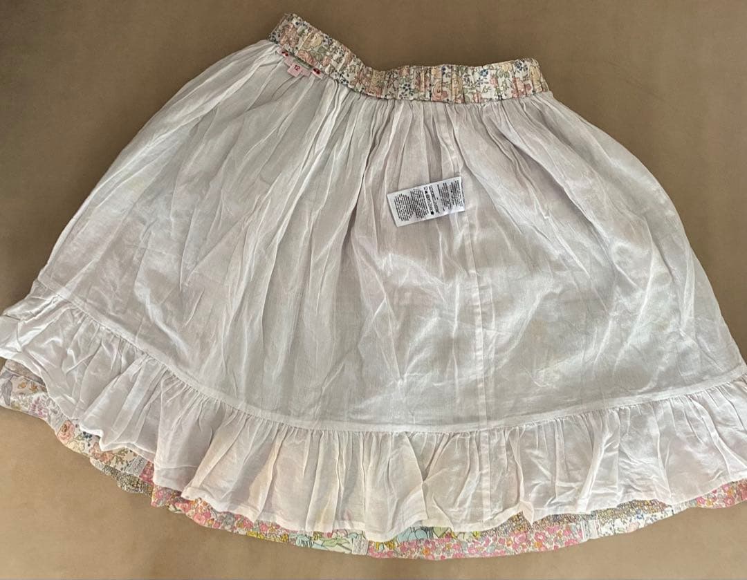 Peets　ボンポワン　リバティー柄　希少　スカート　12歳　超美品