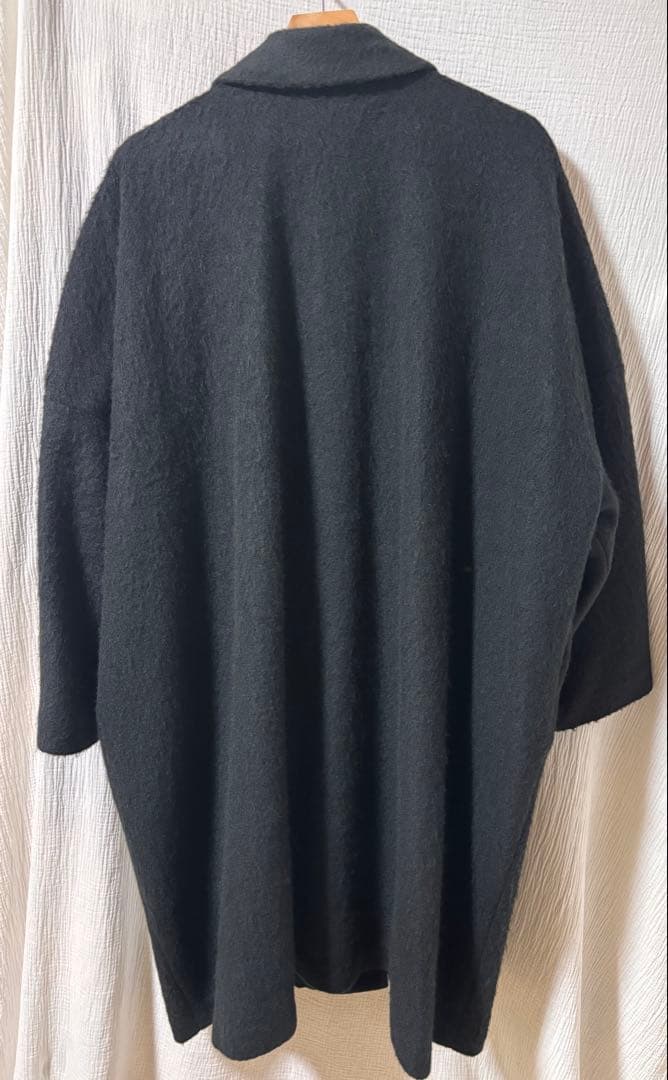 mizuiro ind ワイドシャツライクジャケット ・ブラックFREE