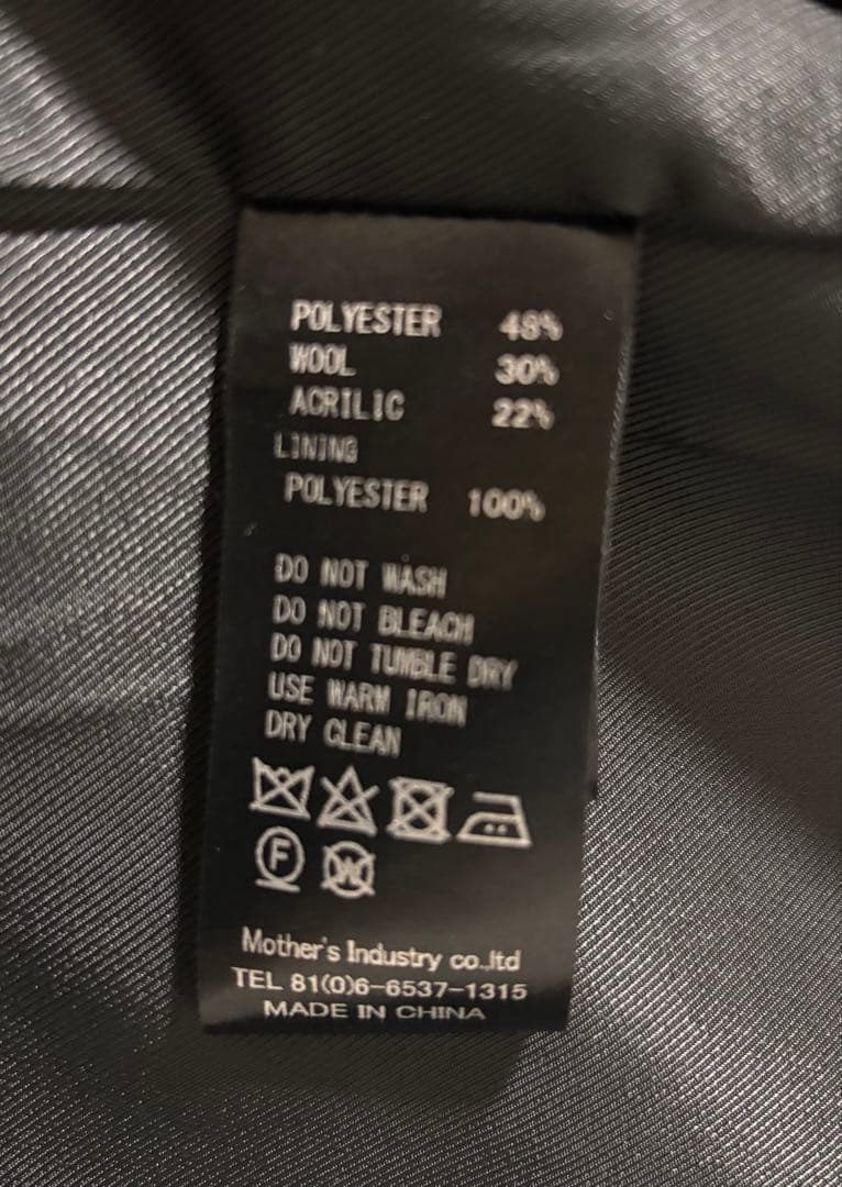 mizuiro ind ワイドシャツライクジャケット ・ブラックFREE