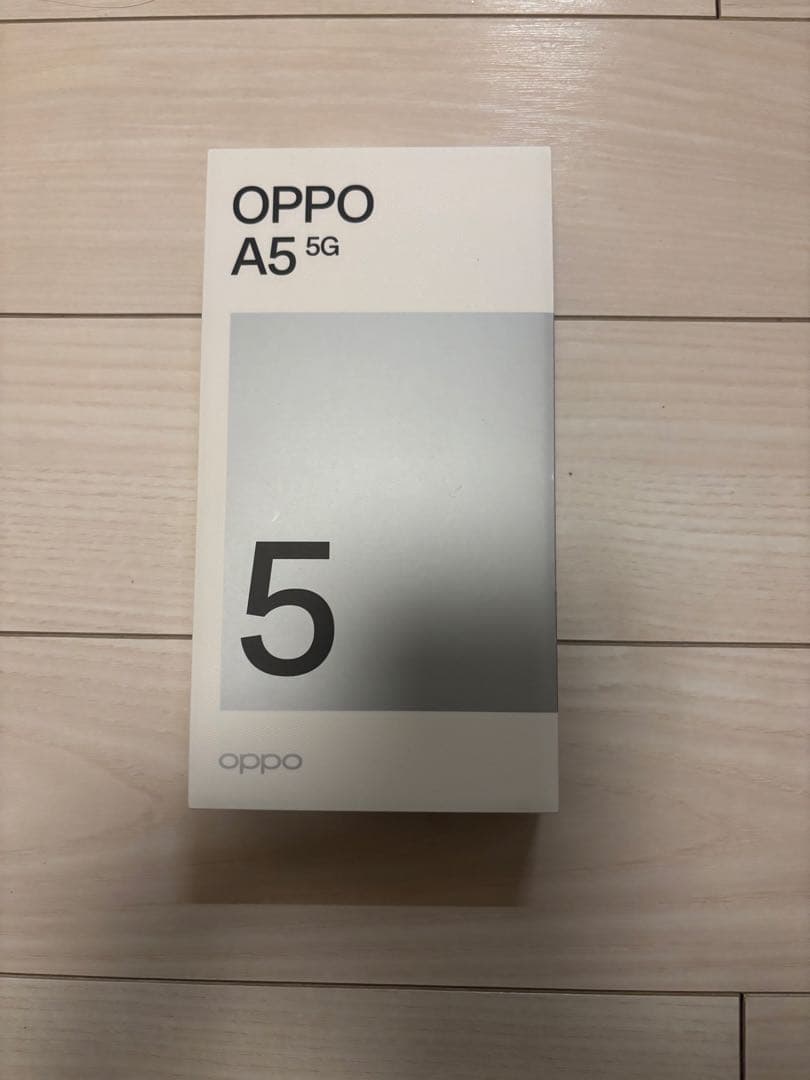 OPPO A5 5G 本体 2025年12月4日発売新機種　ホワイト