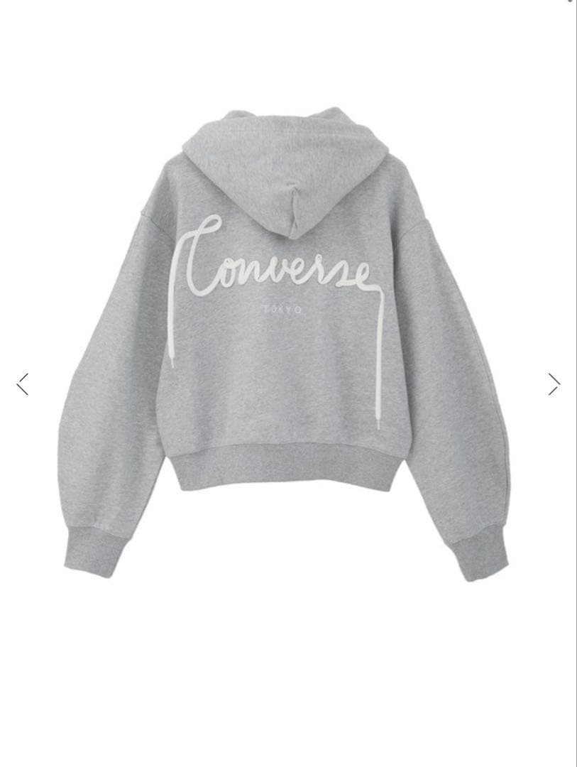 CONVERSE TOKYO WOMEN バックスピンドルロゴジップフーディー