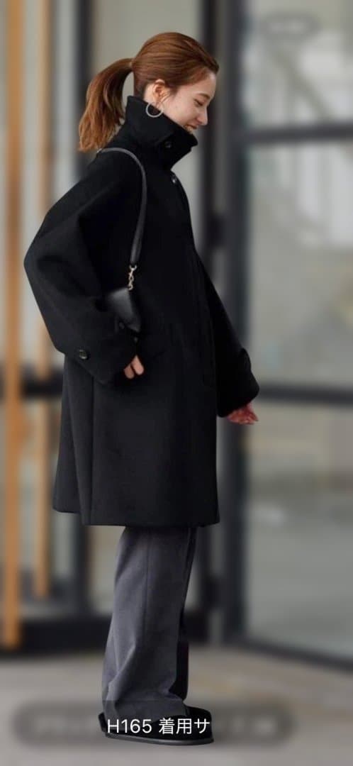 フレームワーク　ラムウールMIX シャルムバルカラーコート