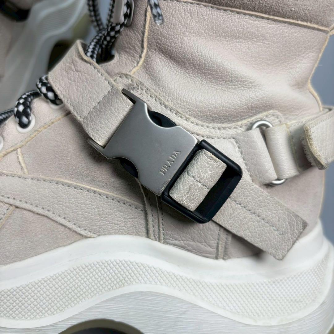 PRADA プラダ　ハイカットスニーカー　37 1/2
