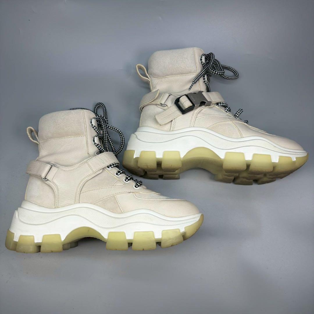 PRADA プラダ　ハイカットスニーカー　37 1/2