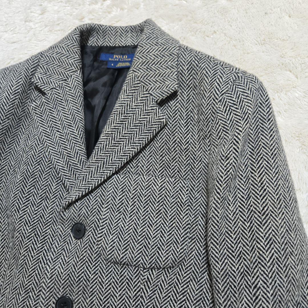 ポロ ラルフローレン ヘリンボーン ツイード スポーツ ジャケット M