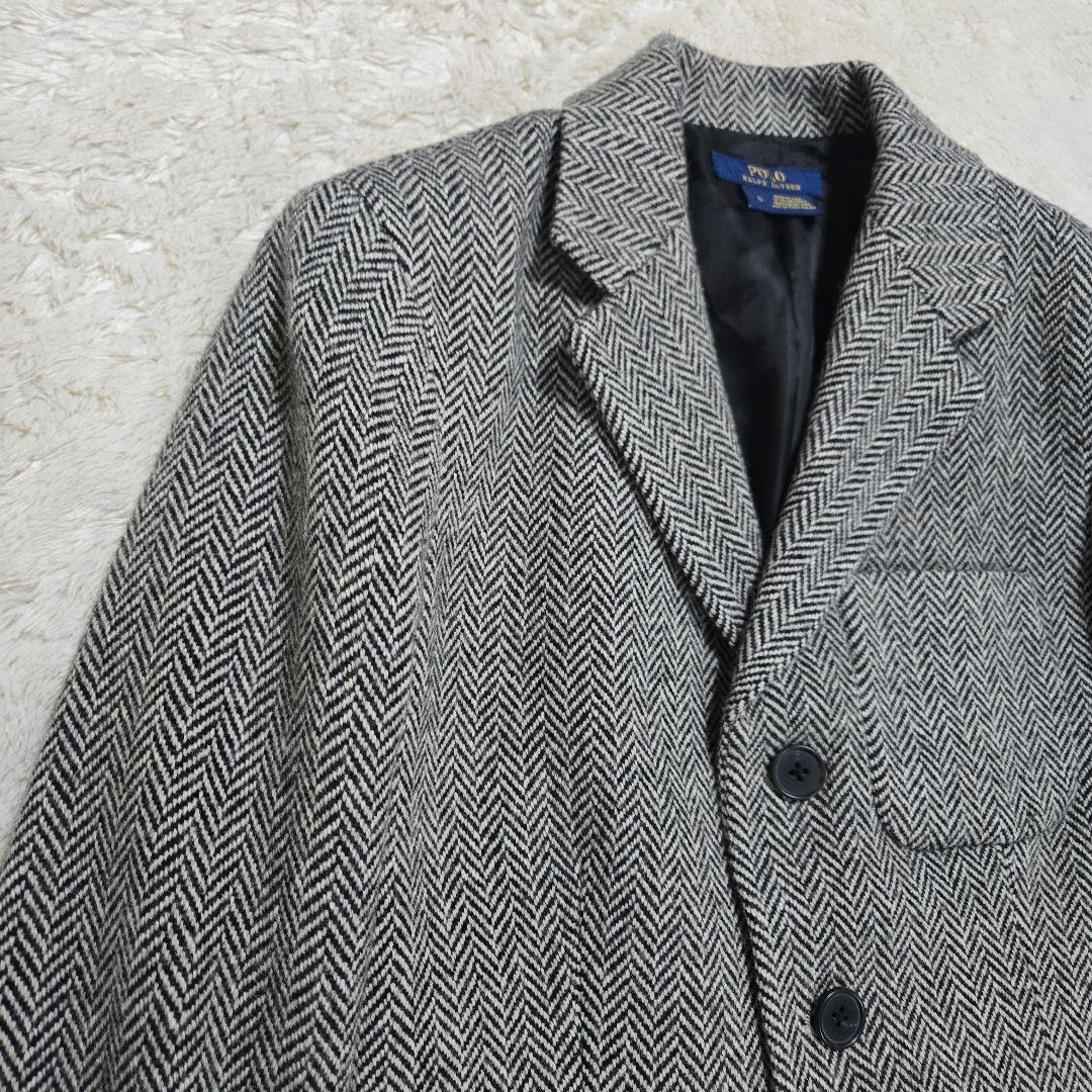 ポロ ラルフローレン ヘリンボーン ツイード スポーツ ジャケット M