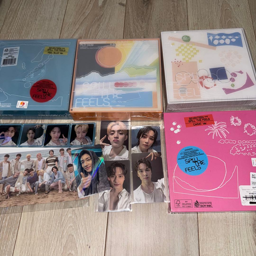 SEVENTEEN SPILL THE FEELS 未開封4点セット