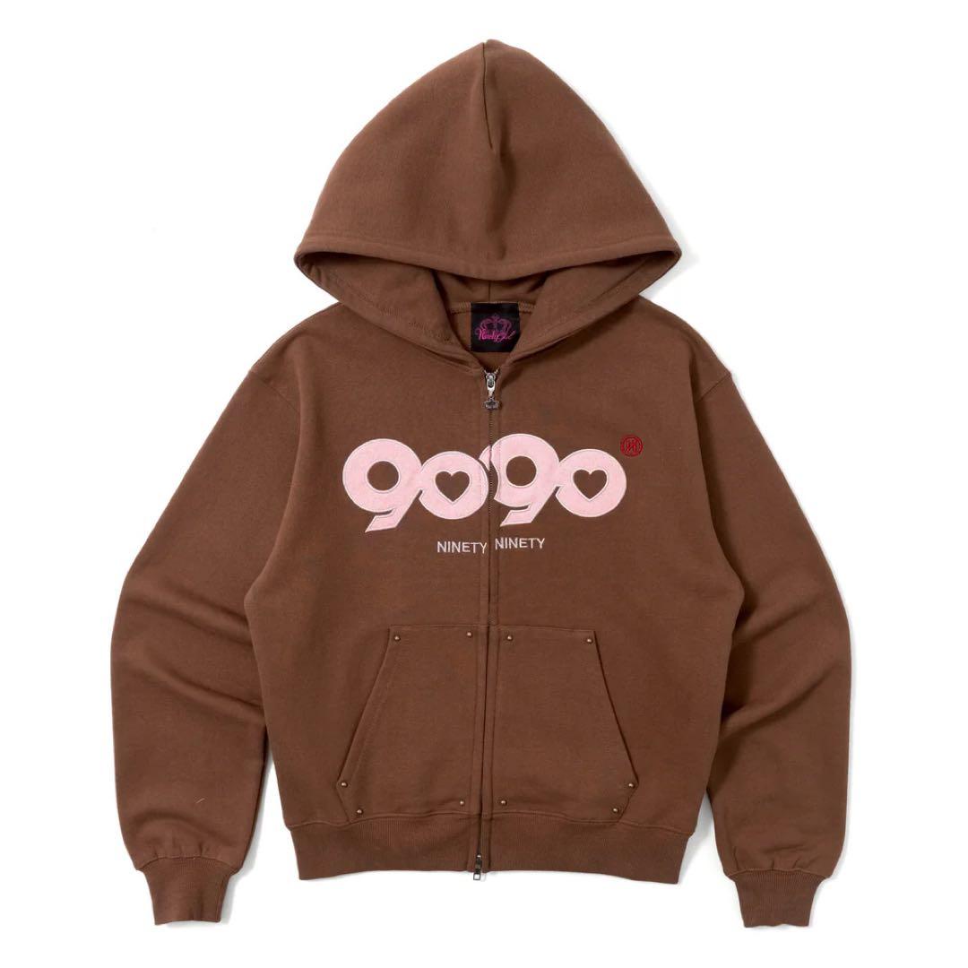 トップス 9090 OG Logo Valentine Zip Hoodie
