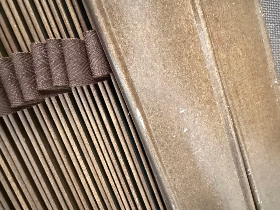 値下げ！木製★ブラウン★ブラインド★壁取り付け★ウッドブラインド★2台セット