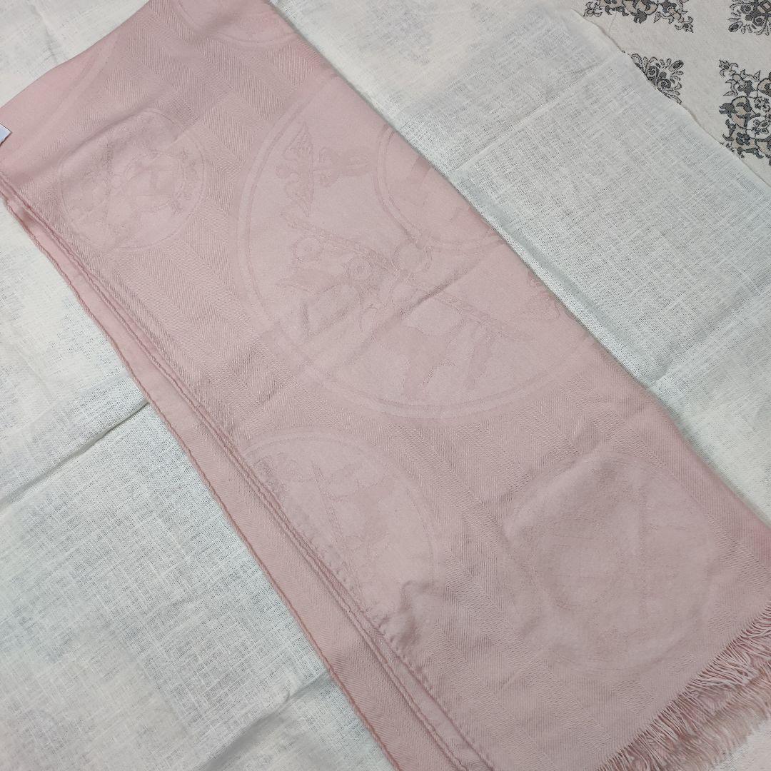 未使用　HERMES《ニュー・リブリス》ストール　カシミヤ　シルク　76×200