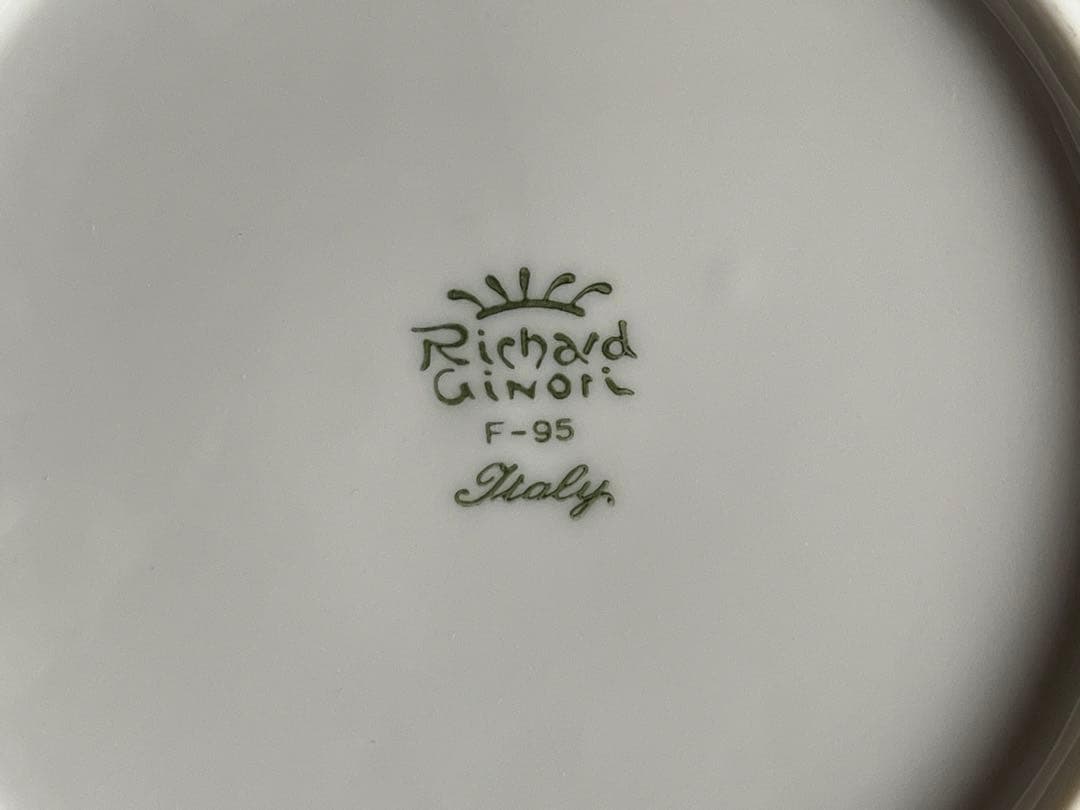 リチャードジノリ　ベッキオホワイト　プレート　17cm