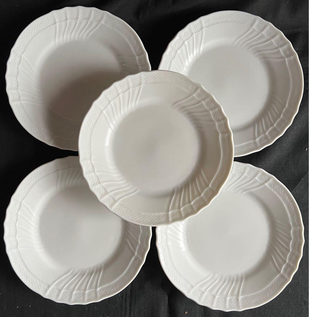 リチャードジノリ　ベッキオホワイト　プレート　17cm