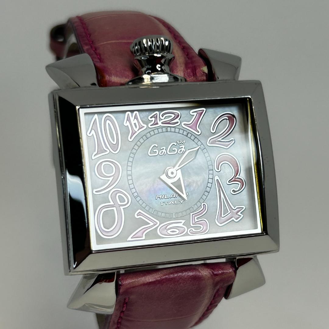 【人気】GaGa MILANO ガガミラノ ナポレオーネ 36 シェル文字盤