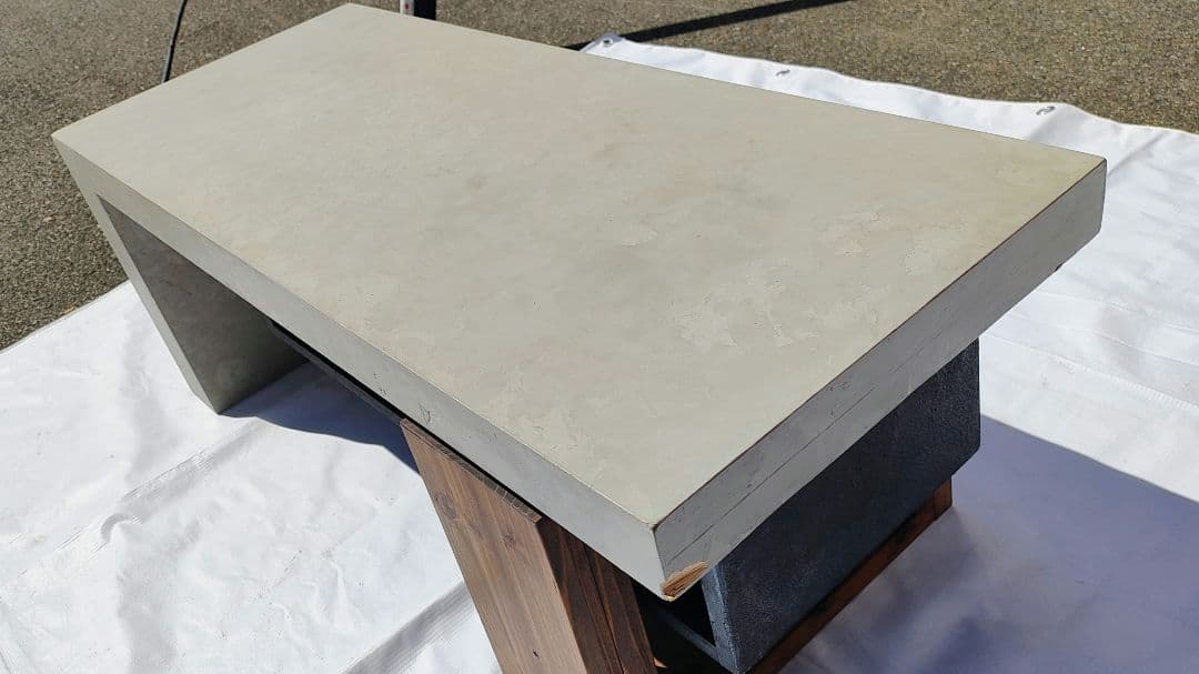 morterette ローテーブル コンクリート調エフェクト