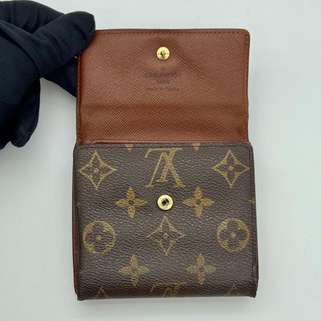 ヴィトン モノグラム ポルトモネ ビエ カルト クレディ 折り畳み財布