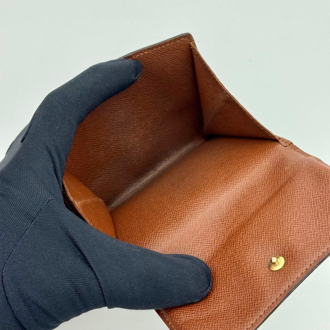 ヴィトン モノグラム ポルトモネ ビエ カルト クレディ 折り畳み財布