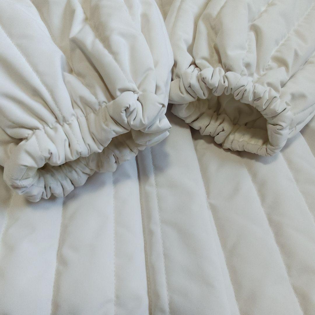 未使用級★perna キルティング ロング ダウンコート ベスト 白 セット売り