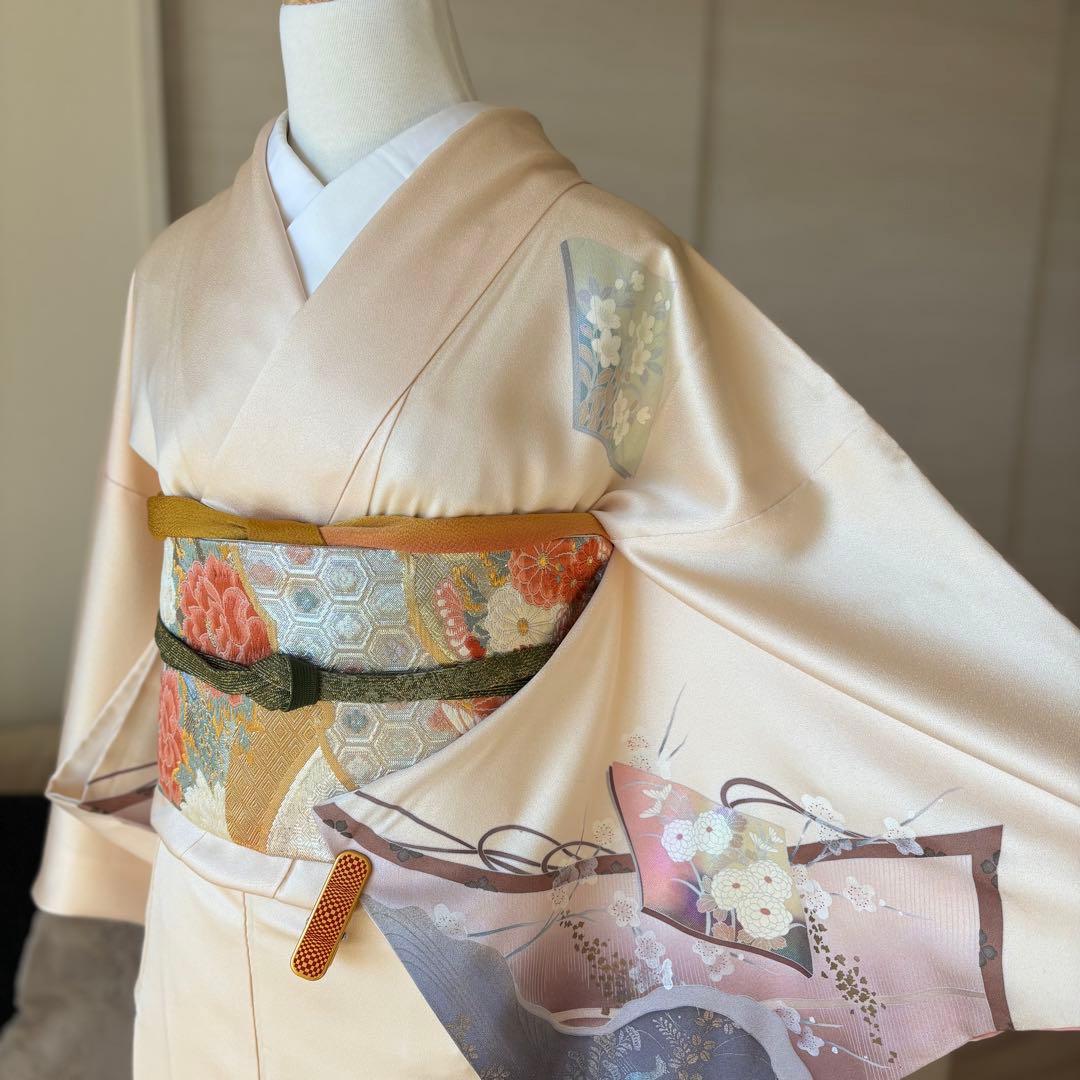 訪問着　フルセット　着物　帯　帯締め　帯締め79