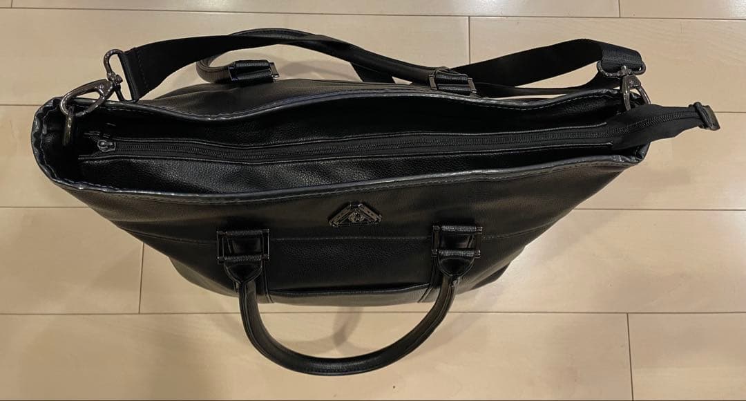 le coq sportif★黒★二層式★トートバッグ★ボストン★ショルダー付