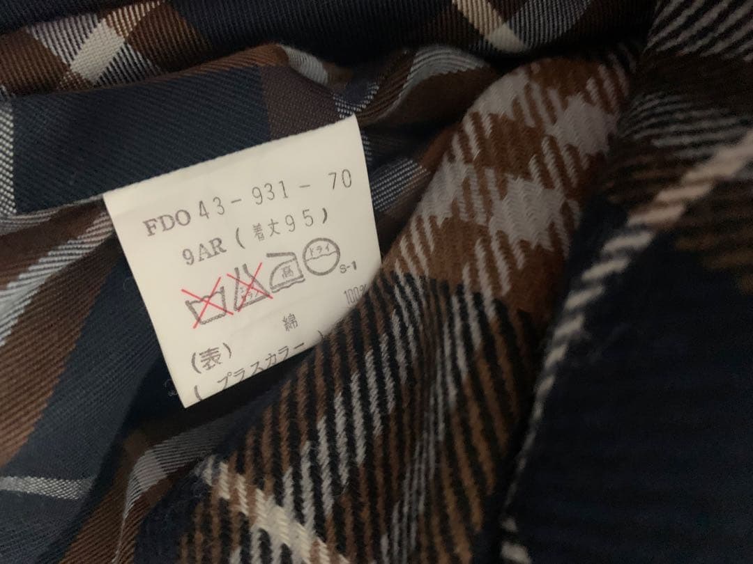 BURBERRYS ケープ付きチェックトレンチコート ライナー付き バーバリー