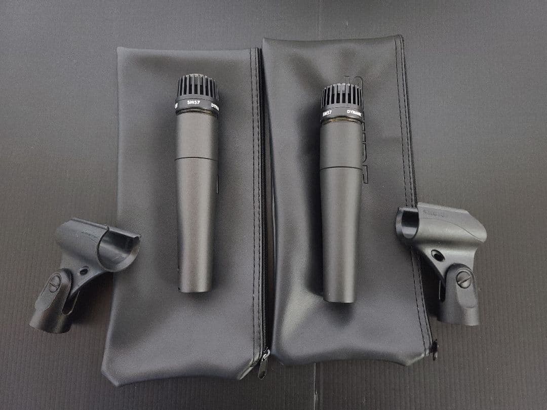 SHURE SM57 ダイナミックマイク 2本セット