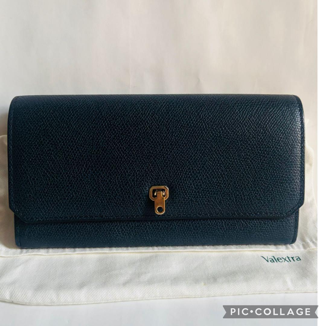 新品に近い　最終値下げ　ヴァレクストラ　長財布　Valextra 現行モデル