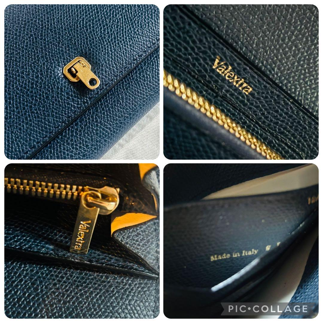 新品に近い　最終値下げ　ヴァレクストラ　長財布　Valextra 現行モデル