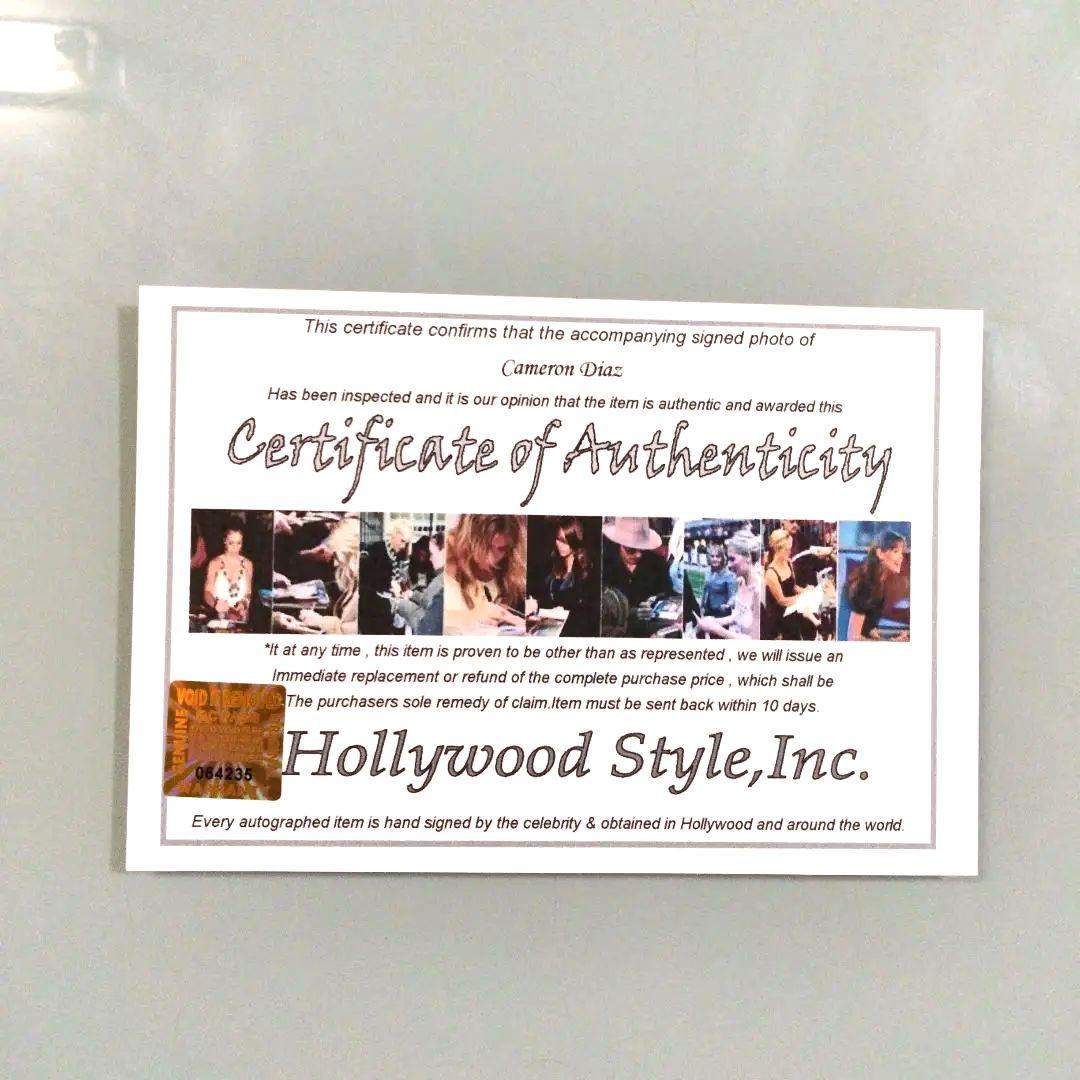 セール中…キャメロン・ディアス直筆サイン入り2Lサイズ写真…