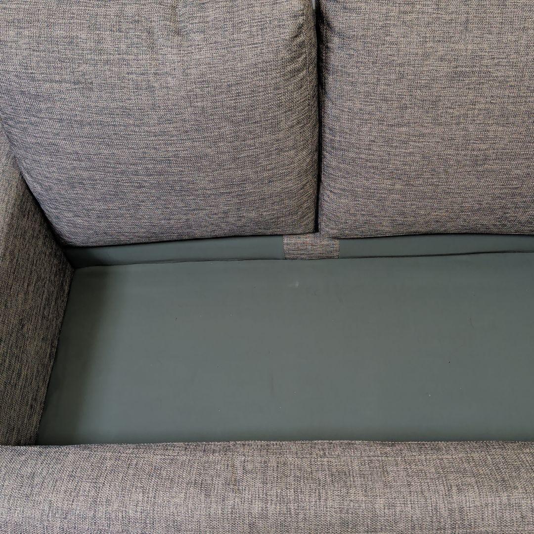 【東京都】ニトリ 布張りカウチソファ Nポケット A7 3人掛け FM-MO