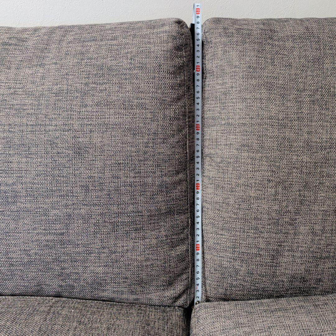 【東京都】ニトリ 布張りカウチソファ Nポケット A7 3人掛け FM-MO