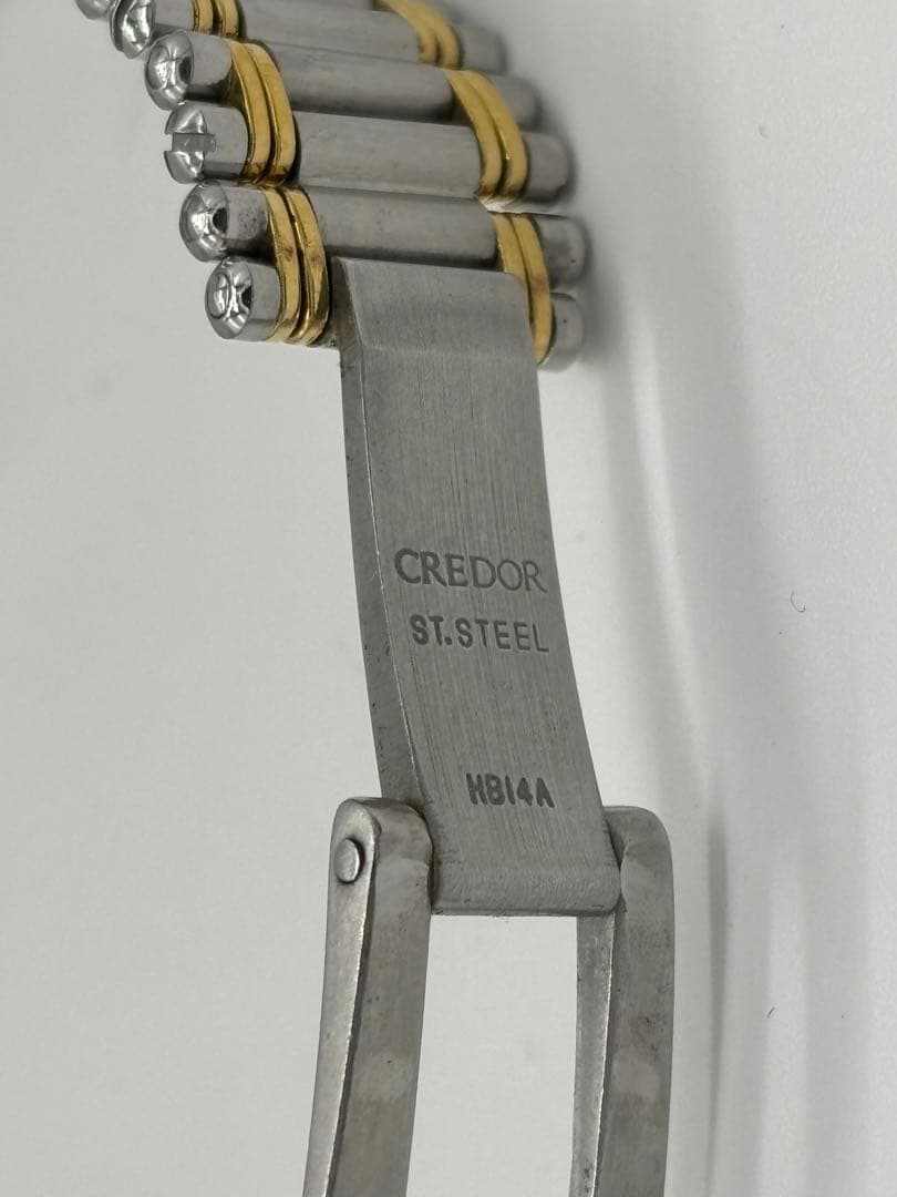 【美品】セイコー クレドール 18KT クォーツ【2F70-5490】【稼働品】