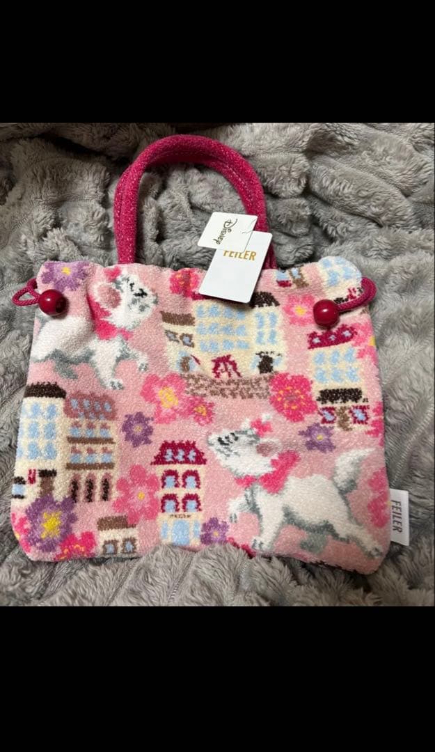 フェイラー ディズニー マリーちゃん 手つき巾着 シャアラモード 最終値下げ！