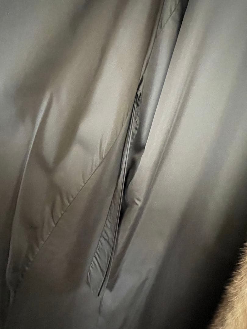 ま*中様 ブラウン ミンクロングファーコート