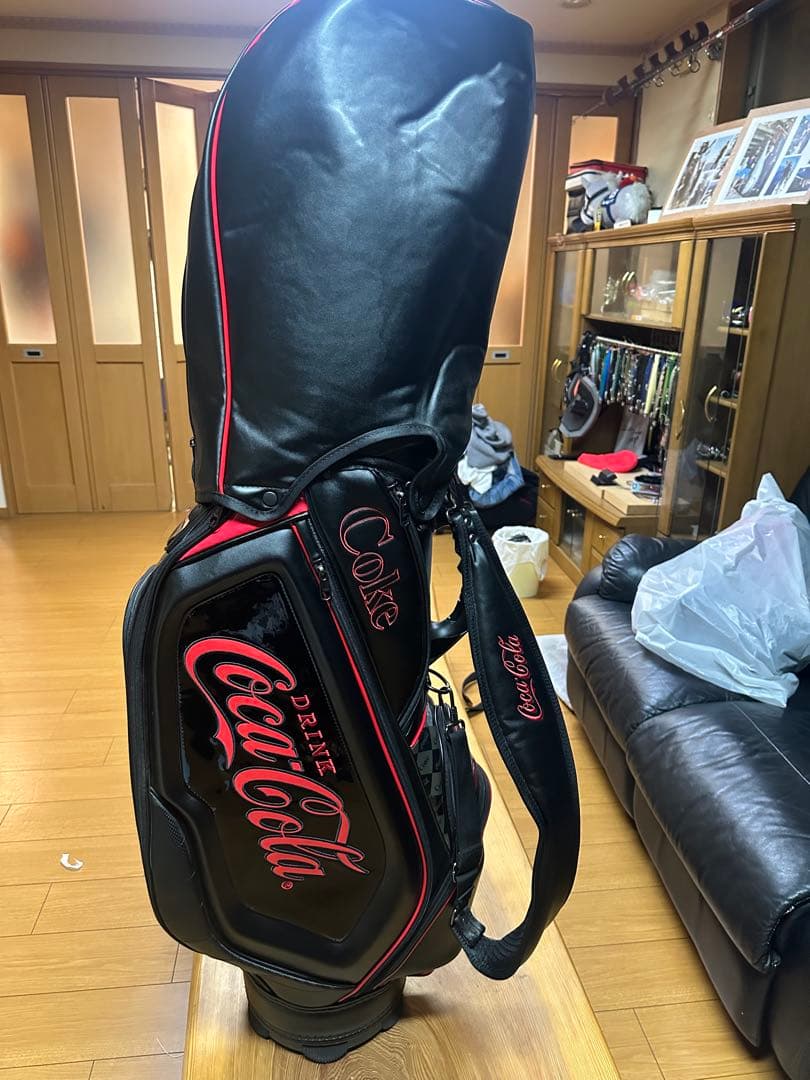 Coca-Cola キャディバッグ 黒/赤