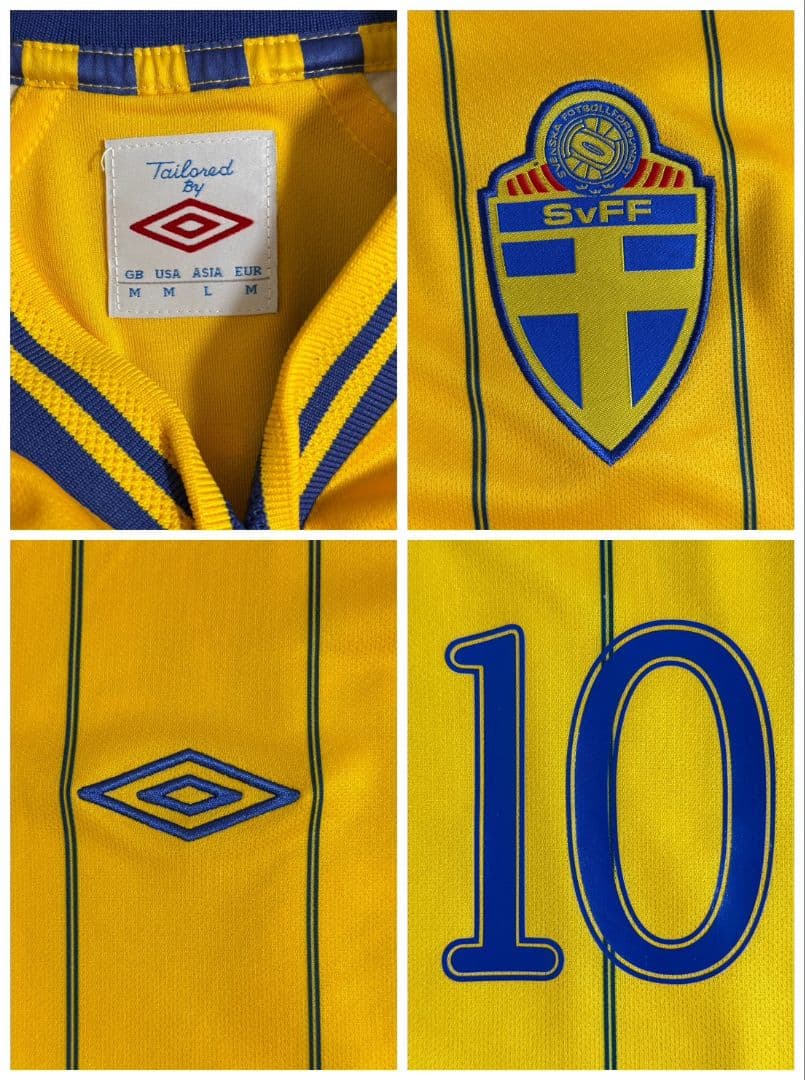 「正規品」スウェーデン代表 2012 イブラヒモビッチ ユニフォーム