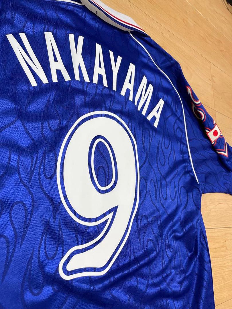 日本代表 ユニフォーム 1998年 フランスＷ杯 中山雅史 #9 Ｌ