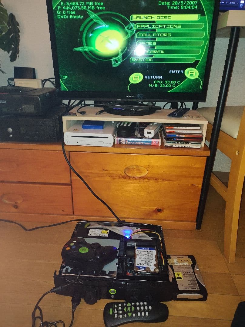 初代XBOX evox 〜トムソン HDD750GB - ROCKY5